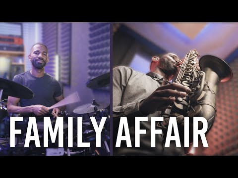 Playing "Family Affair" on Saxophone