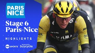 BRUTAL DAY OF RACING 🫨 | Men's Stage 6 Paris-Nice 2025 Race Highlights | TNT Sports Cycling