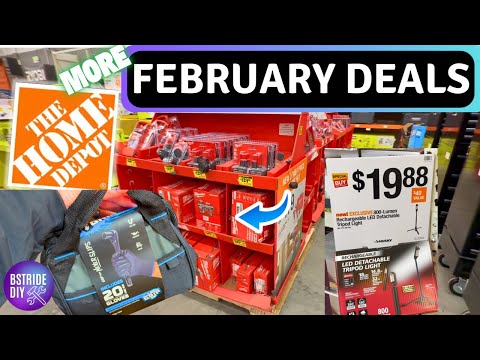 Home Depot Tool Deals Late February and New Items!