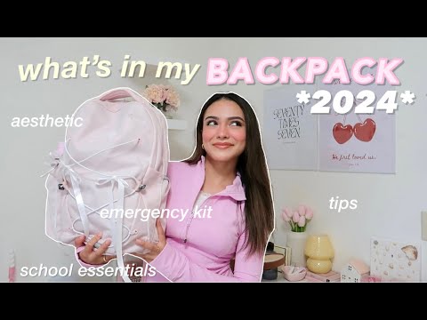 WHAT'S IN MY BACKPACK! 🖇️🌟📓 *back to school supplies haul* 2024