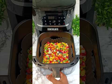 Colorful Fryums in Air Fryer | Quick & Crunchy Snack Recipe