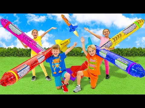 Model Rockets Battle - Challenge for kids