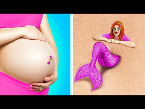 RICH VS POOR PREGNANT IN JAIL || Funny Expensive VS Cheap Pregnancy Hacks By 123 GO! Galaxy