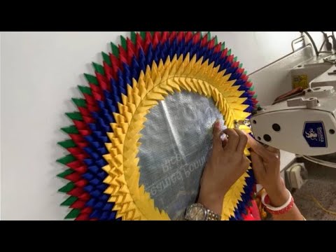 40 फंदे में बड़े आकार में डिजाइनर पायदान बनाएं | New Big Size Doormat Design Very Easy |