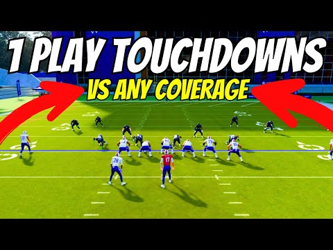 1 Play Touchdowns vs EVERY COVERAGE in Madden 23 (Tips and Tricks)