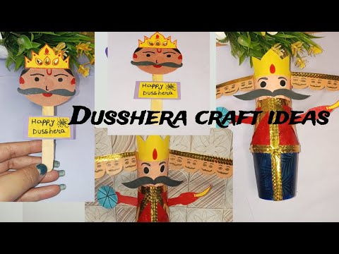 Dusshera craft 😱 | Raavan face making craft #trending #viral #youtubevideo #dusshera #craft