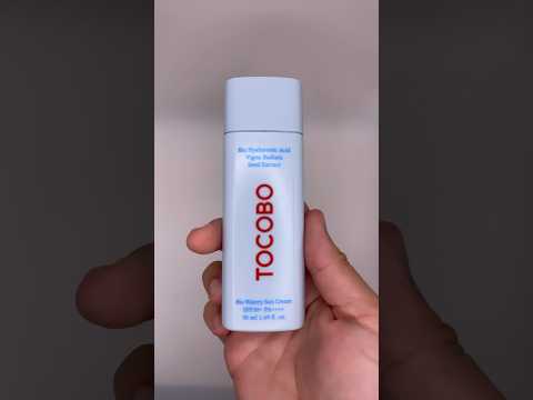 TOCOBO SPF 50 Sunscreen Leaves No White Cast #shorts