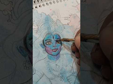 #holi #painting #radhakrishna #krishna #india #trending #holispecial