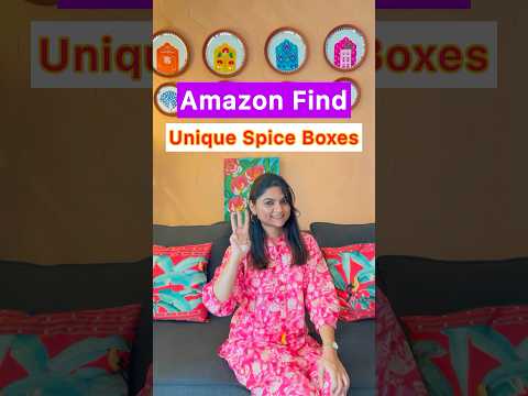 Unique spice boxes #amazonfind #creator #shorts #ytshortsvideo #kitchenitems #spicebox #kitchen