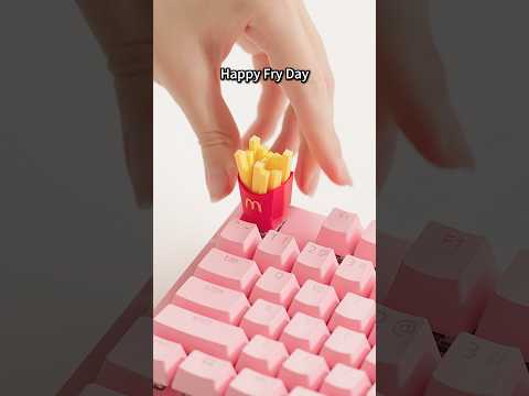 Happy Fry-day 🍟🍟🍟 #shorts #craft #3dprinting #diy #keyboard