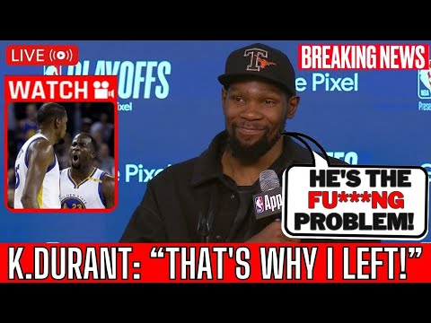 URGENT! Kevin Durant FINALLY REVEALS WHY HE HAS NOT RETURNED TO THE WARRIORS. Look what KD said...