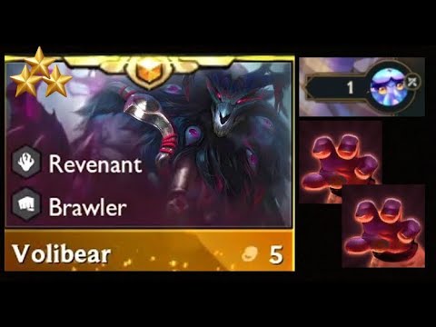 3 STAR VOLIBEAR -- How to go Draconic!!! -- TFT Revival: Dawn of the Heroes