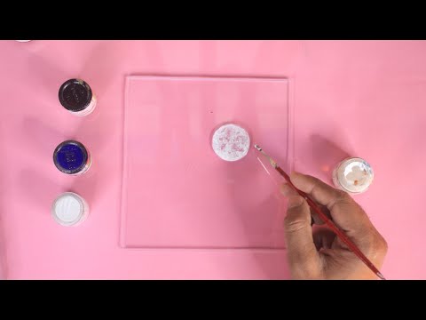 Easy Glass Painting Idea for beginners , Creative glass painting