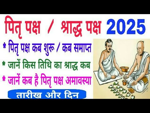 Pitru Paksha 2025 Start date | shradh paksha 2025 | sharad kab se hai | kanagat 2025 | sharad paksha