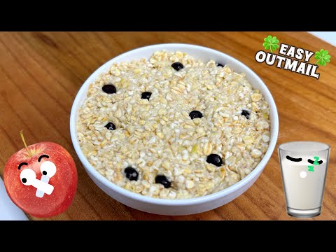 Apple Oatmeal recipe | The best snack for breakfast | Easy and delicious recipe 🍏