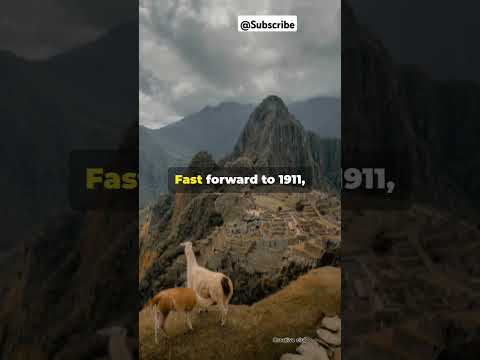 Machu Picchu: Inca Empire's Iconic Wonder #facts#machupicchu #ancient #trending#viral#shorts#reels