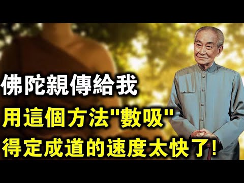 南懷瑾重要開示：這個“數吸法”是佛陀親傳，入定成道的速度非常快！很多人還不知道！