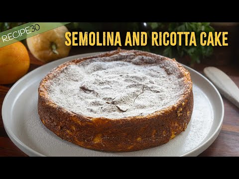 Italian Semolina and Ricotta Cheesecake