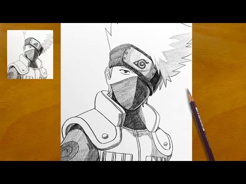 How to Draw Kakashi Hatake || Naruto Drawing Tutorial || Easy Anime Sketch