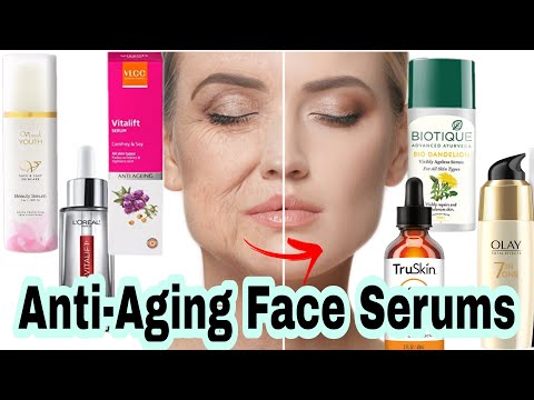 Best 10 Anti-aging Face Serums for Fair skin || Reduce Wrinkles & Dark spots || Anti-aging Skincare