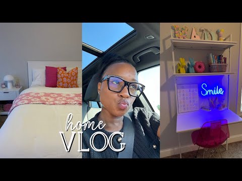 HOME VLOG: HOMEGOODS RUN + FINALLY STARTING TO DECORATE THE GIRLS ROOM & BATHROOM