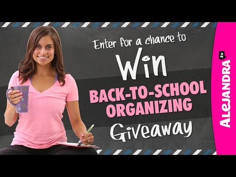 Back-to-School Giveaway 2014-2015