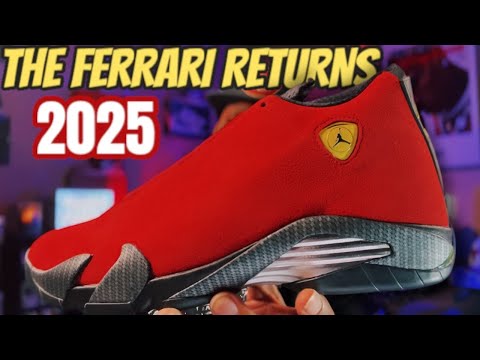 THE AIR JORDAN 14 FERRARI RETURNS ! WILL YOU BE COPPING THIS ICONIC PAIR ?  REVIEW ( 3RD PARTY )