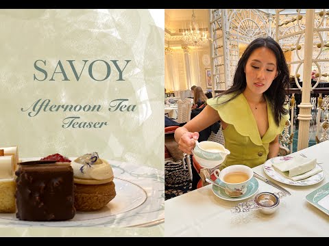 A Delightful Afternoon Tea at the Savoy Hotel in London, England