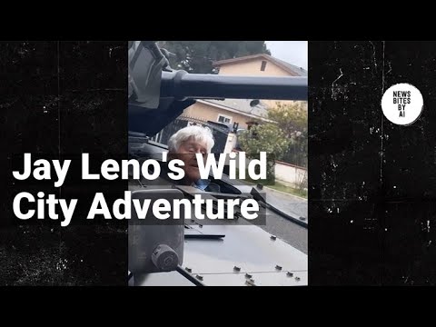 Jay Leno Takes a Tank for a Spin!