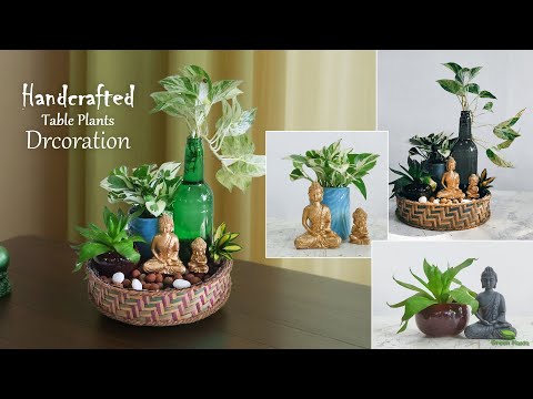 Living Room Plants Arrangements Ideas Using Few Materials | Indoor Plants Decor Ideas//GREEN PLANTS