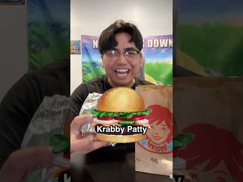 Wendy’s BOTCHED My Krabby Patty Meal! #wendys #krabbypatty #spongebob #burger