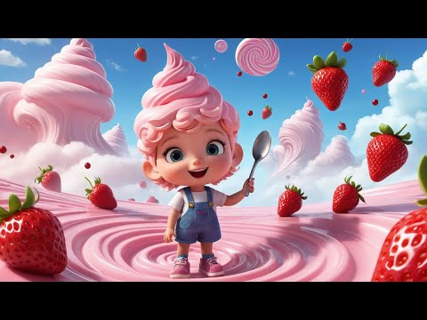 The Ice Cream Bridge Melts Away | Fun Nursery Rhyme for Kids | Sing-Along Song