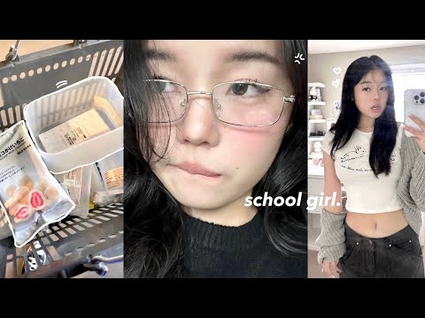 PRODUCTIVE Uni Vlog🍓: Adjusting to classes, movie night, lab, birthday shopping etc.