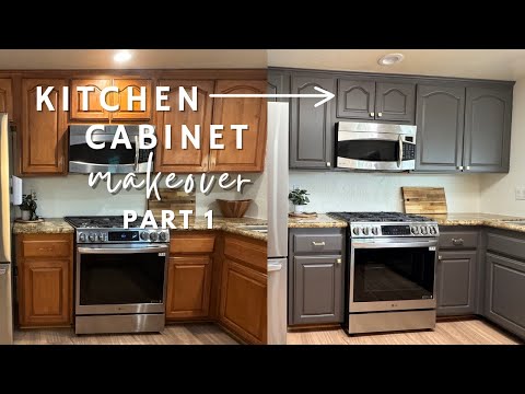 How to Prep Kitchen Cabinets for Paint - DIY Kitchen Makeover Part 1