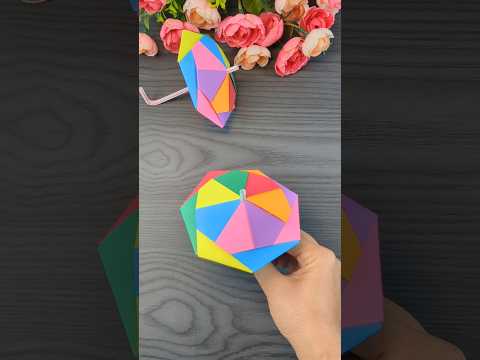 Paper umbrella #diy #papercrafts