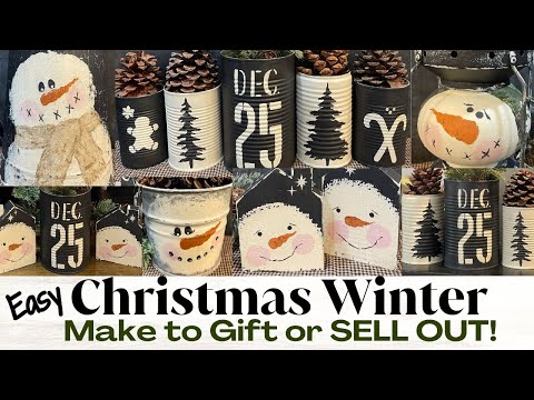 DIY Christmas Upcycle/Recycle Gifts or Sell