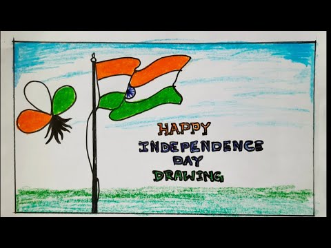 independence Day Drawing |india flag drawing |#art #viral