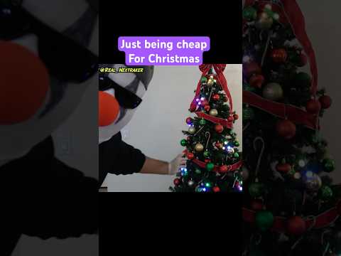 Being cheap for Christmas #xmas #christmas #christmastree