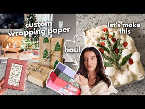 I’m making my own wrapping paper 👀 (VLOG) diy cards & bread art