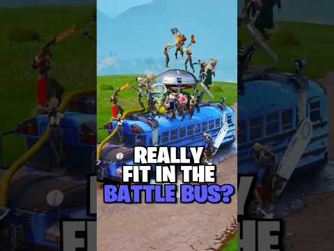 Can 100 Players Fit In The BATTLE BUS?