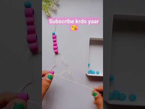 friendship band with paper #shortsvideo #diy #satisfying #art #craft #creative