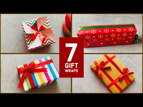 7 Stunning Gift Wrapping Ideas | DIY Gift Packing | Easy Gift Wraps