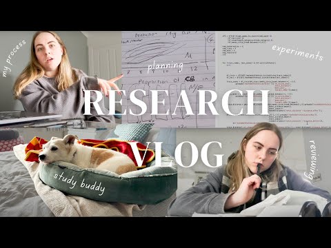 getting back into research after my PhD - a week in the life vlog