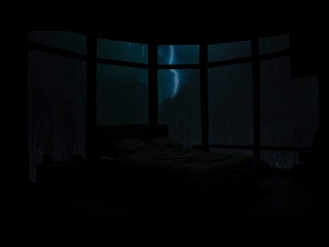 💦 Intense Rainstorm Against Your Window | Soothing Thunder & Raindrops for Deep Sleep 🌧⚡✨