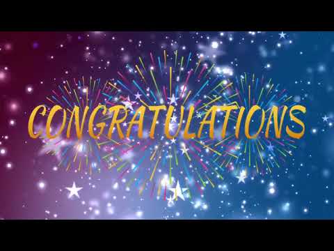 CONGRATULATIONS | Animated Screen