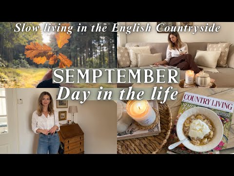 September Day in The Life: Cosy Autumn day running errands & homemaking | Slow Living Vlog England