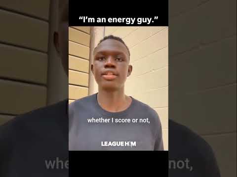 Khaman Maluach on being an ENERGY GUY!