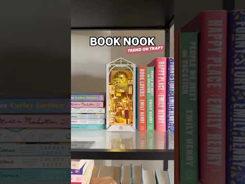 my HONEST thoughts on DIY BOOK NOOKS 👀 #booknook #booklovers