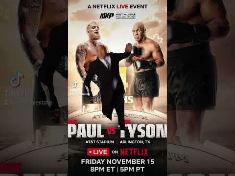 Whos going to watch? Whos going to win? #miketyson #jakepaul #netflix #boxing