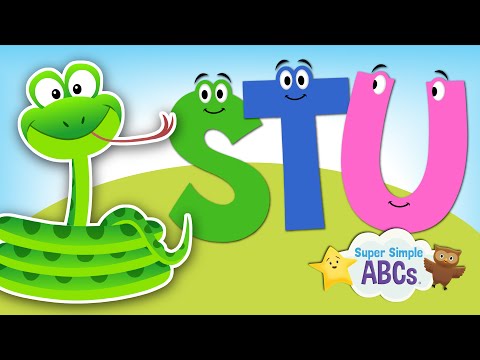 The Sounds of the Alphabet | S-T-U | ​​🌈 Super Simple ABCs